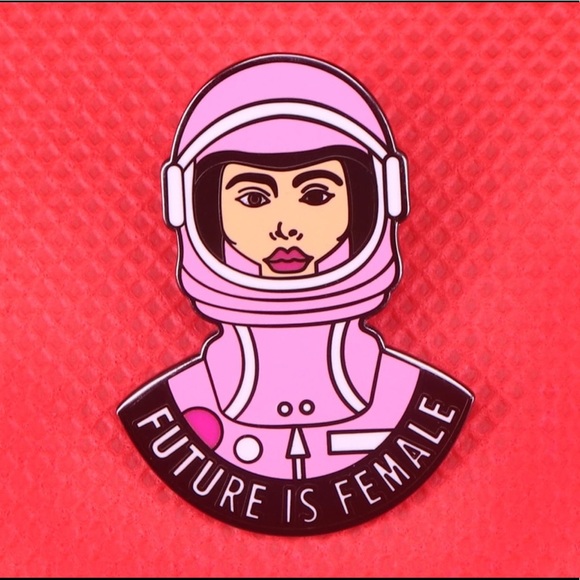 Jewelry - 🆕 Future is Female Enamel  Pin Brooch